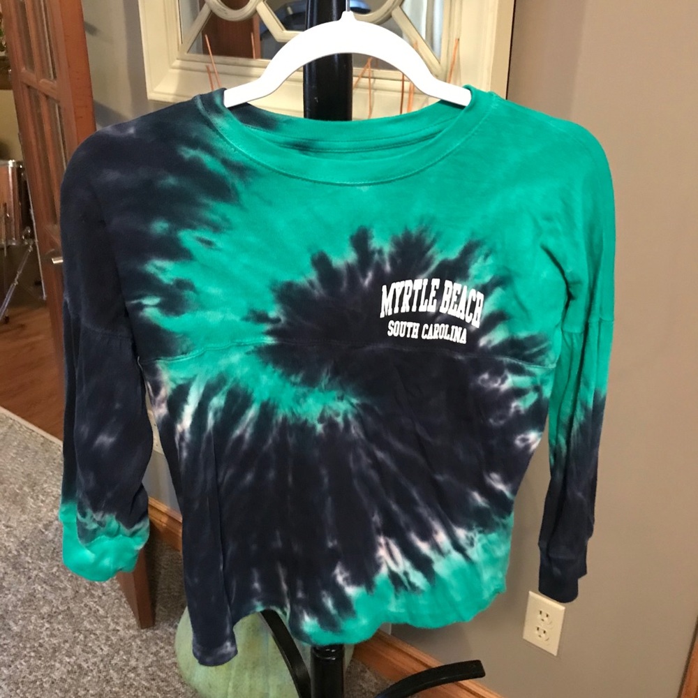 Myrtle Beach Tie Die 3/4 Length Tee